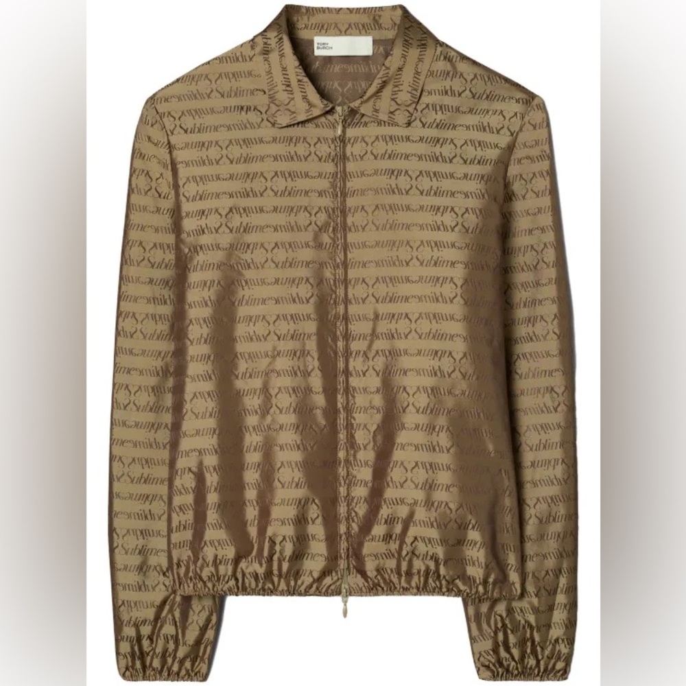 Tory Burch Brown Bomber Jacket